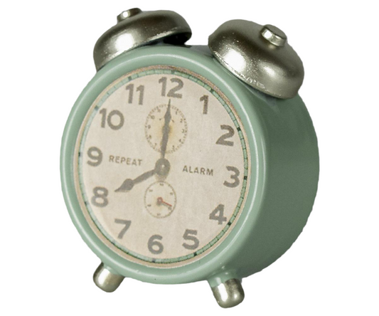 Maileg Alarm Clock, Mouse - Mint