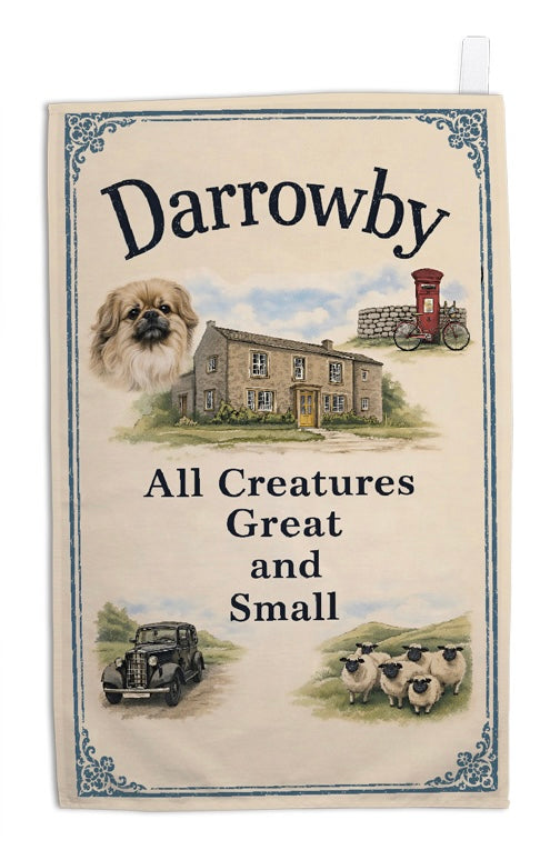 All Creatures Great and Small Darrowby Tea Towel