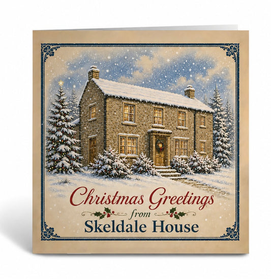 All Creatures Great and Small Skeldale House Greetings Christmas Card
