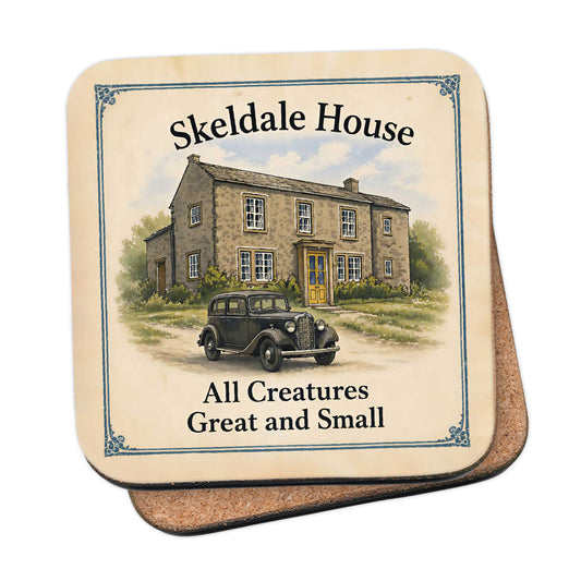 All Creatures Great and Small Skeldale House James Car Coaster