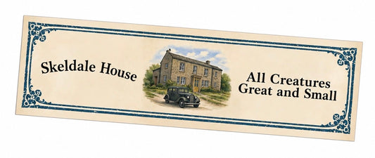 All Creatures Great and Small Skeldale House James Car Bookmark