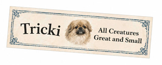 All Creatures Great and Small Tricki Bookmark
