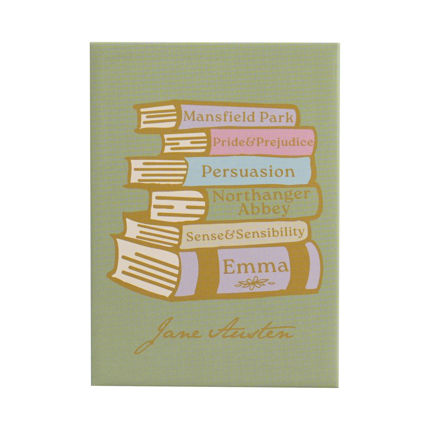 Jane Austen Books Magnet