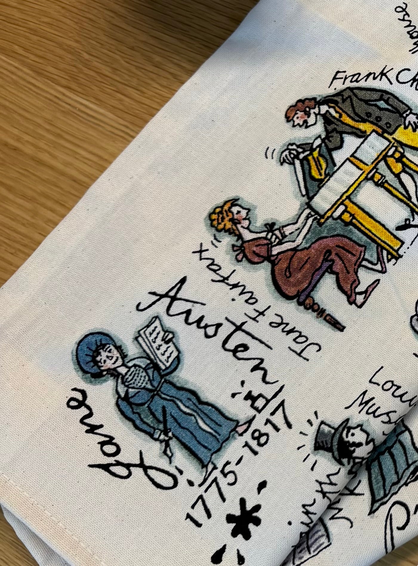 Picturemaps Jane Austen Tea Towel