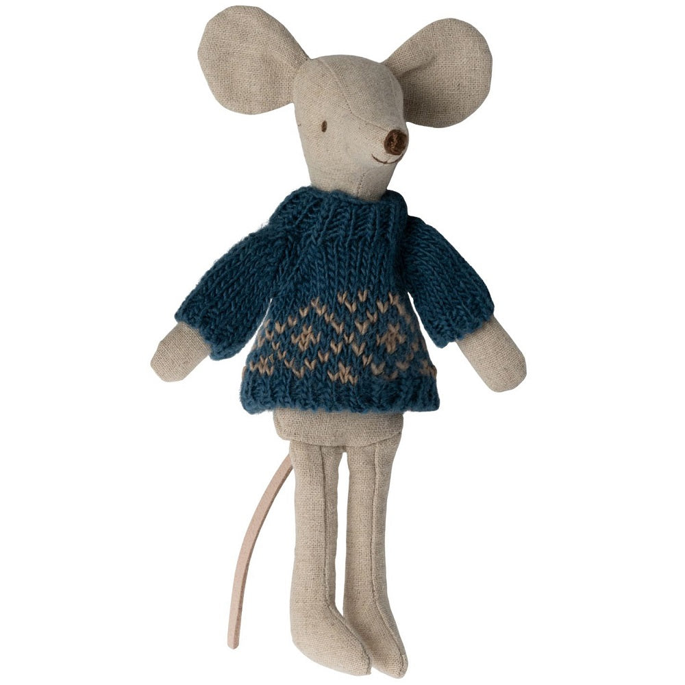 Maileg Knitted Sweater, Dad Mouse