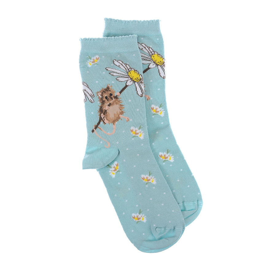 Wrendale ‘Oops a Daisy’ Mouse Socks