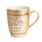 Willy Wonka Golden Ticket Mug