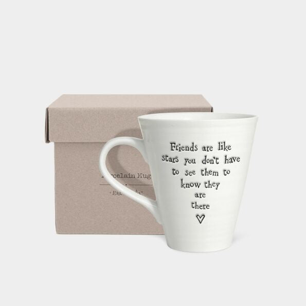 'Friends Are Like Stars...' Conical Mug