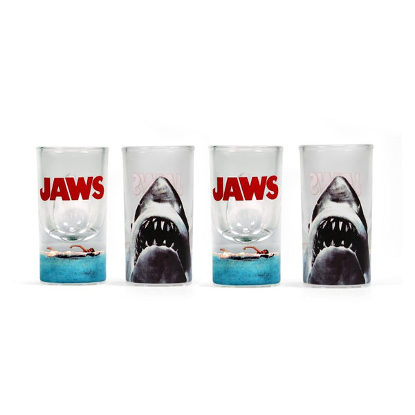 Jaws Set of 4 Shot Glasses