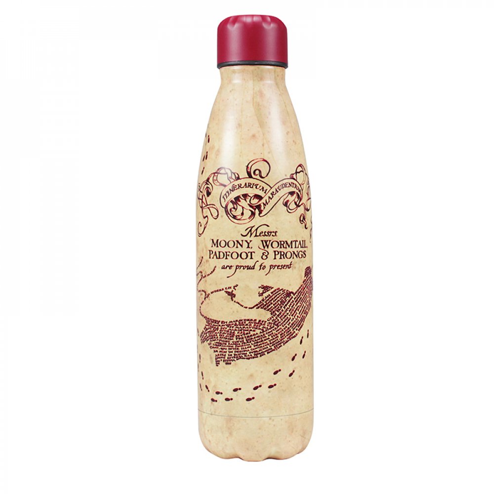 Harry Potter Marauders Map Metal Water Bottle