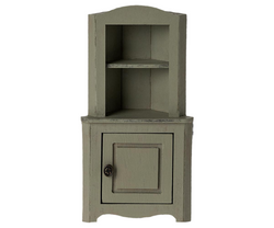Maileg Corner Cabinet, Mouse - Light green