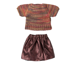 Maileg Skirt and Knitted Blouse, Mum Mouse
