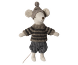 Maileg Winter Mouse with Ski Set, Big Brother