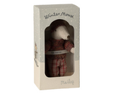 Maileg Winter Mouse with Ski Set, Big Sister - Rose