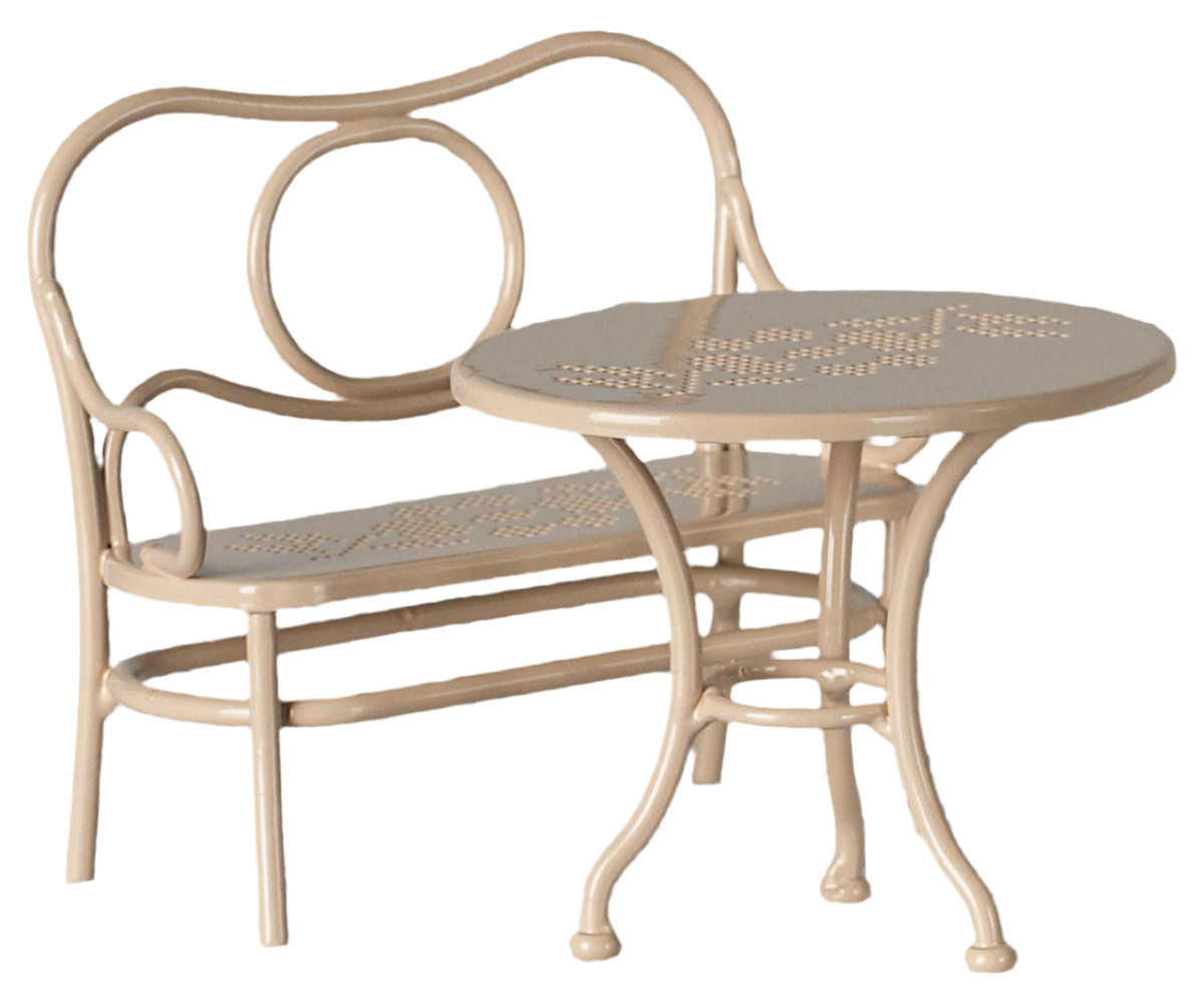 Maileg Cafe Set, Mouse - Pale Pink