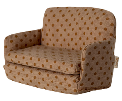 Maileg Sofa Bed, Mouse - Dots