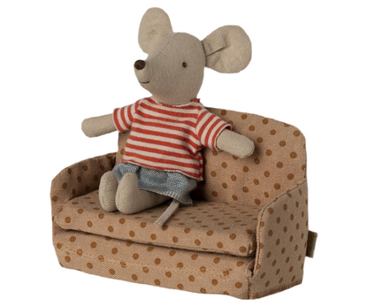 Maileg Sofa Bed, Mouse - Dots
