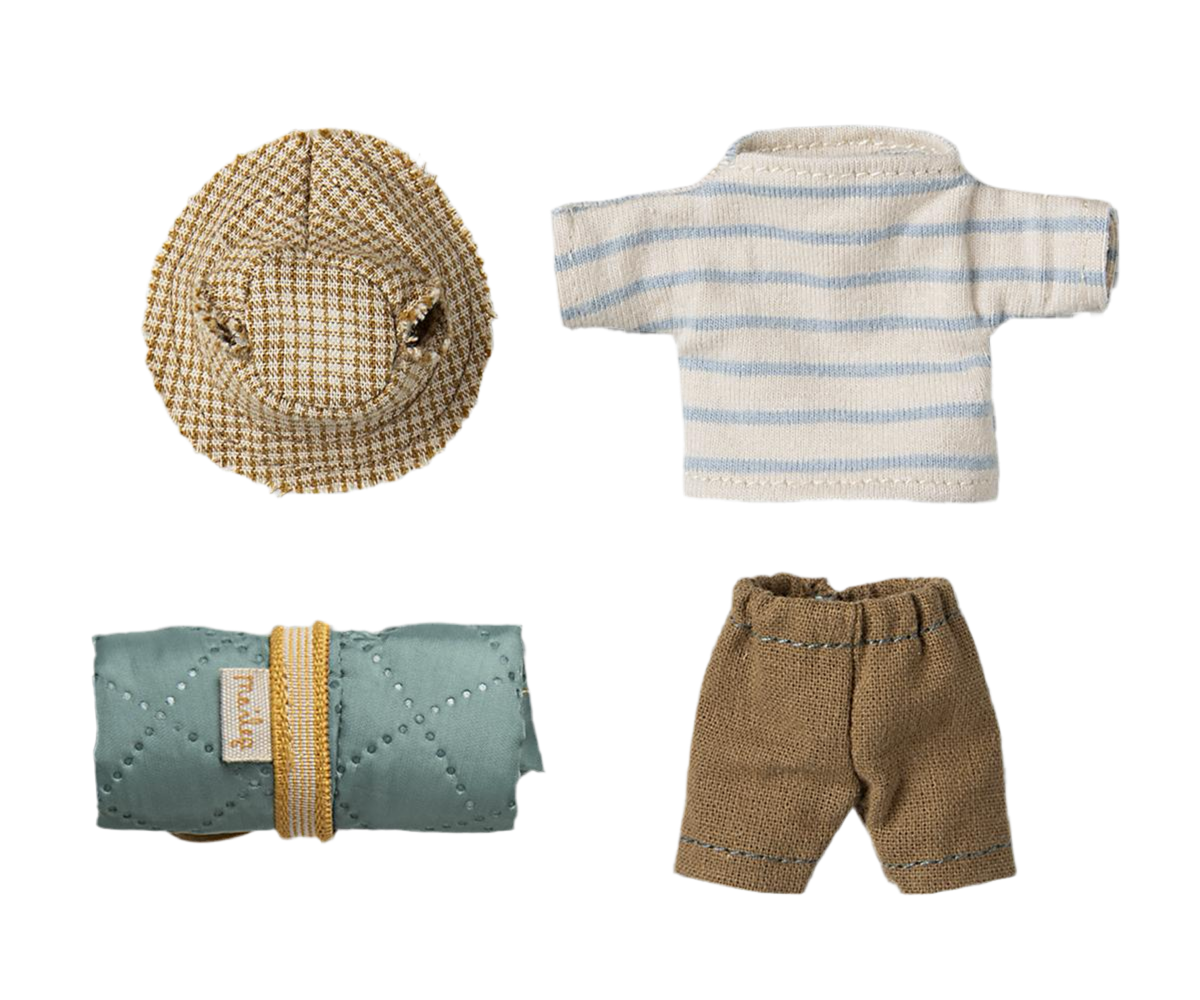 Maileg Hiker Mouse, Big Brother - Stripes