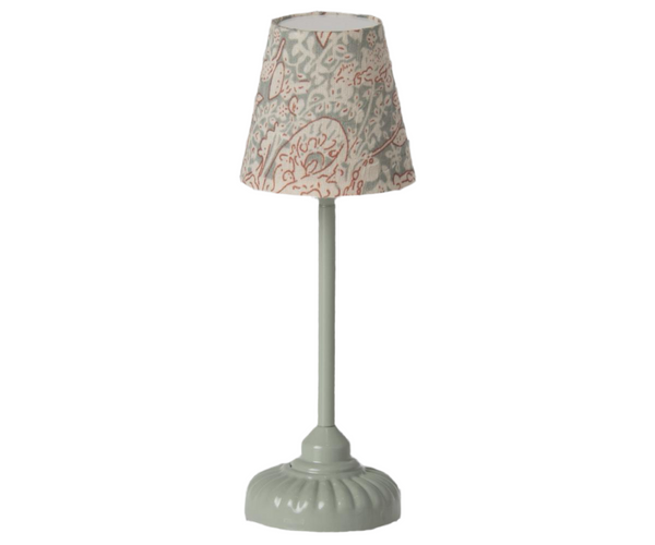 Maileg Vintage Floor Lamp - Mouse, Mint