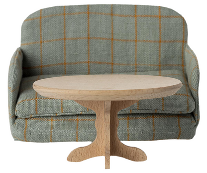 Maileg Oval Coffee Table, Mouse - Nature