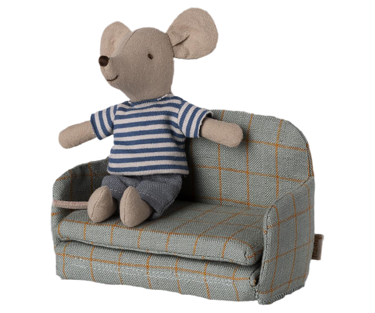 Maileg Sofa Bed, Mouse - Checker