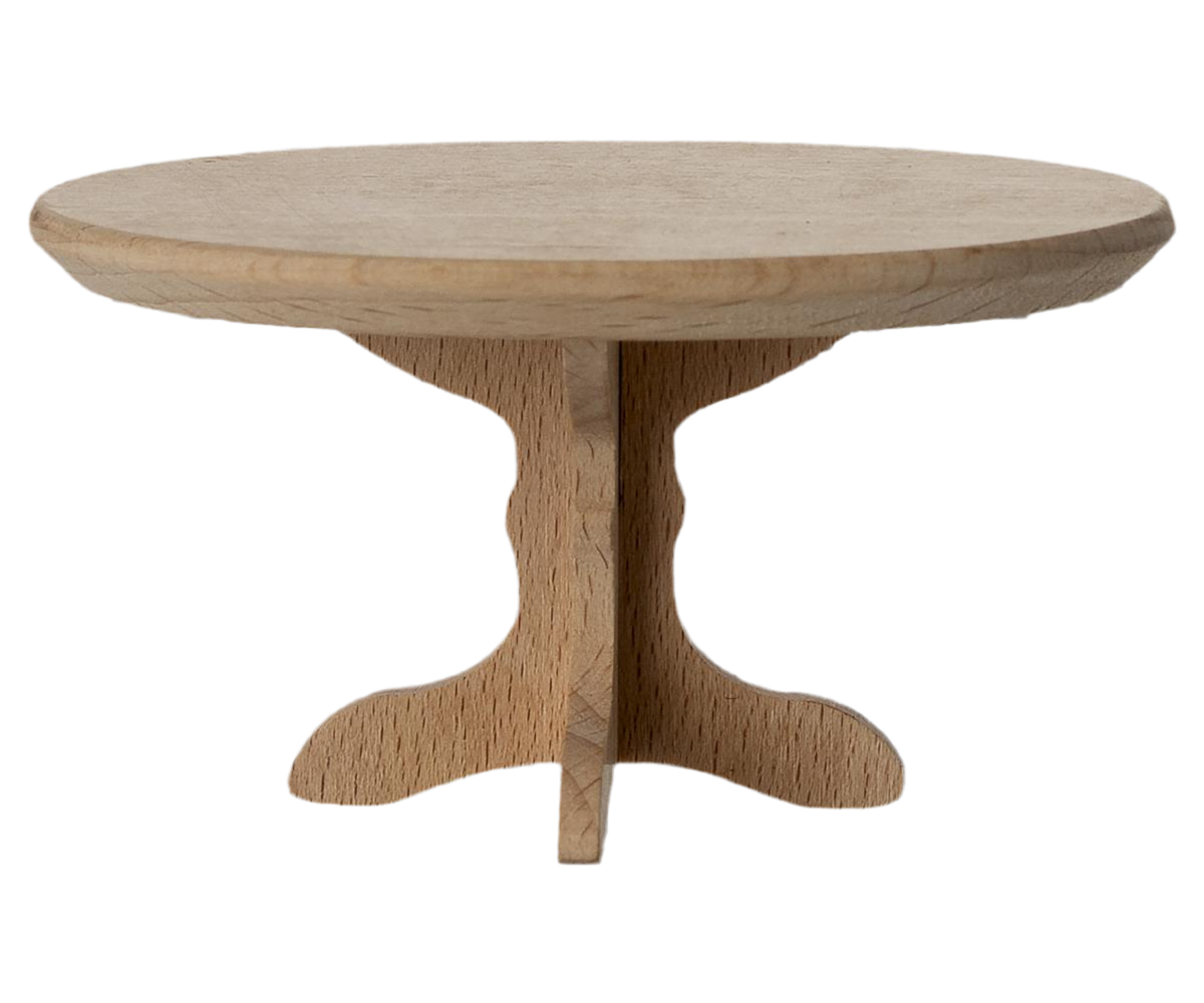 Maileg Oval Coffee Table, Mouse - Nature
