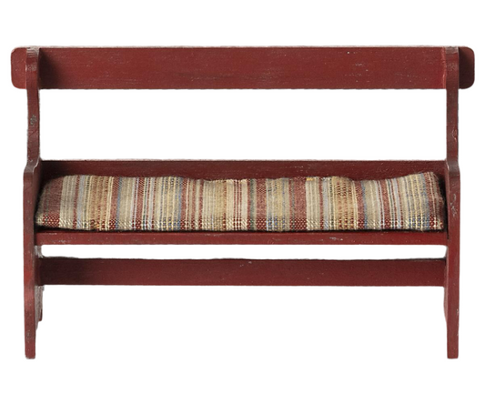 Maileg Bench, Mouse - Red