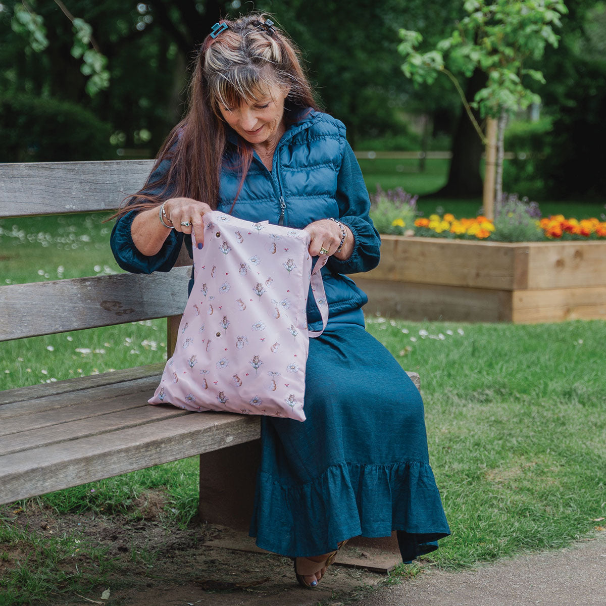 Wrendale ‘Oops a Daisy’ Mouse Foldable Shopping Bag