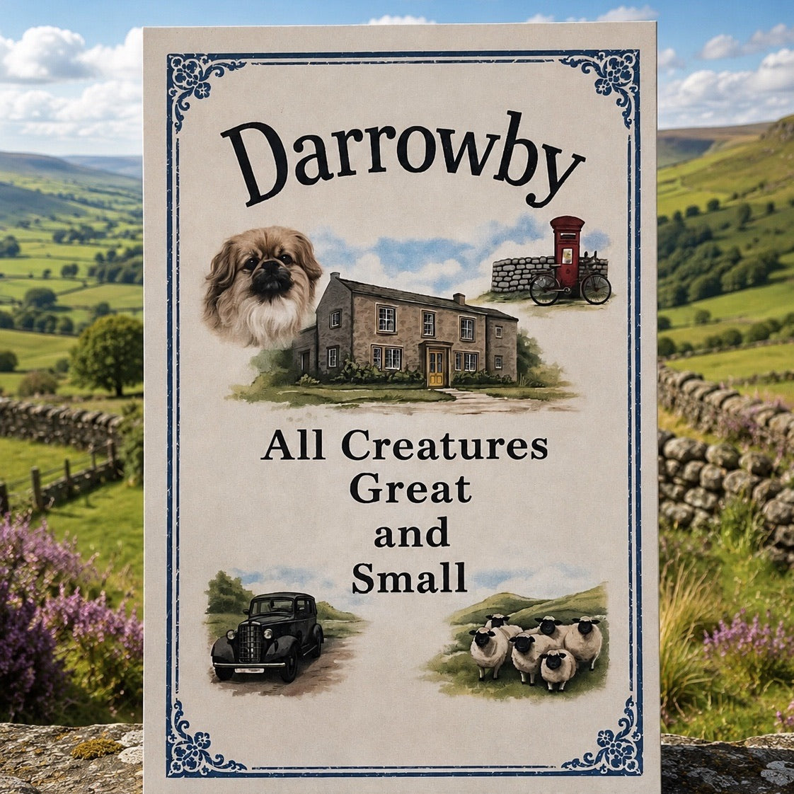 All Creatures Great and Small Darrowby Postcard