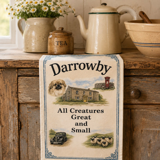 All Creatures Great and Small Darrowby Tea Towel