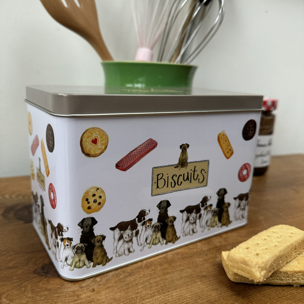 Delightful Dogs Biscuit Tin