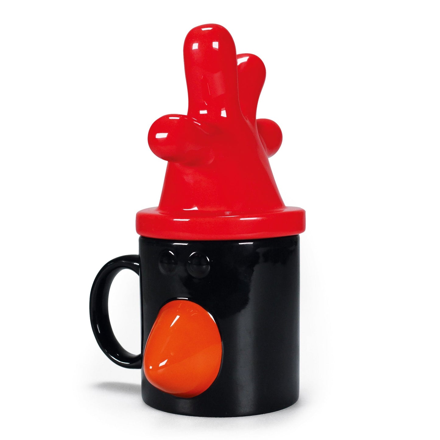 Wallace and Gromit Feathers McGraw Shaped Mug with Lid