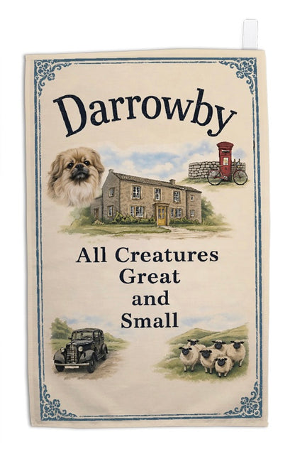 All Creatures Great and Small Darrowby Tea Towel
