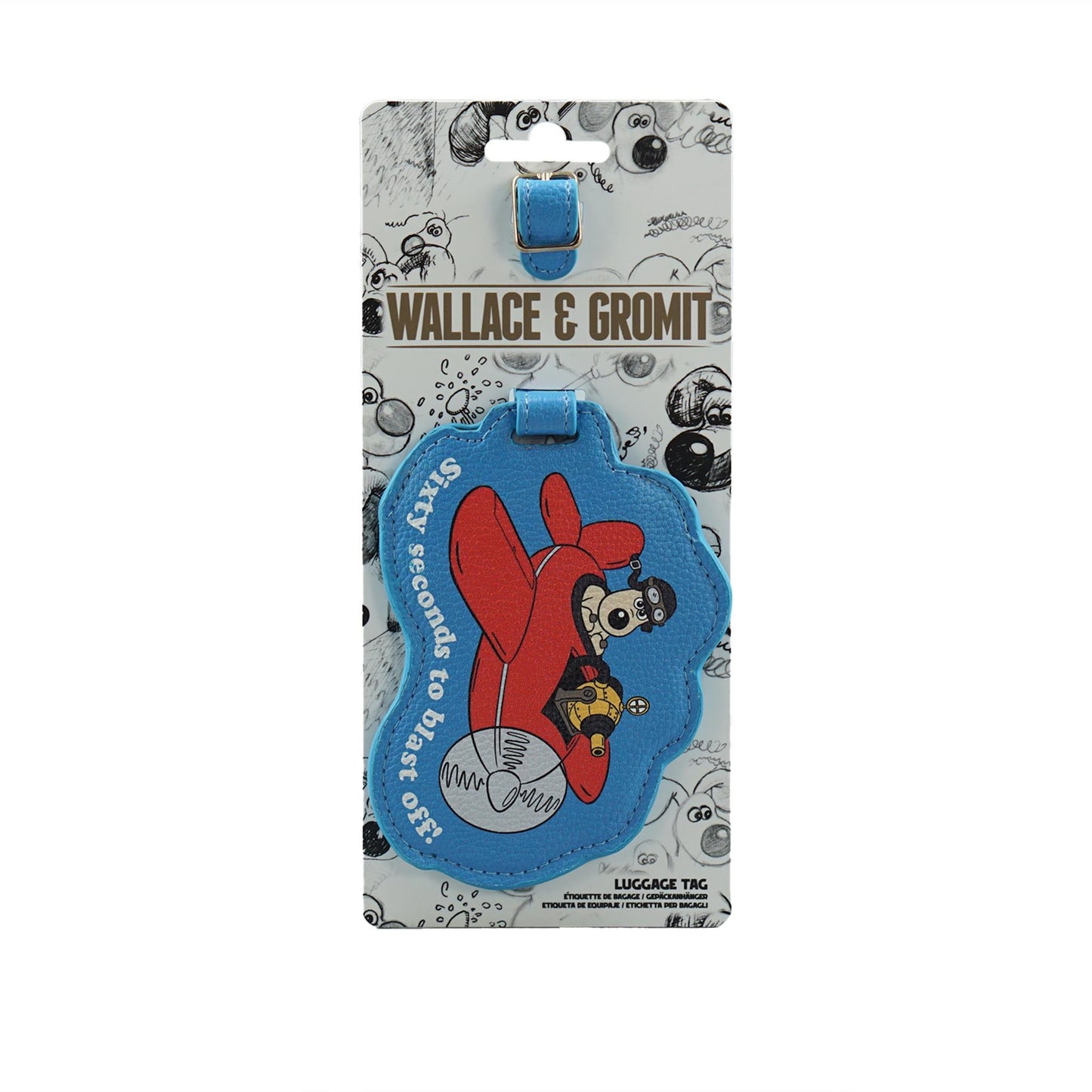 Wallace and Gromit ‘Gromit’ Shaped Luggage Tag