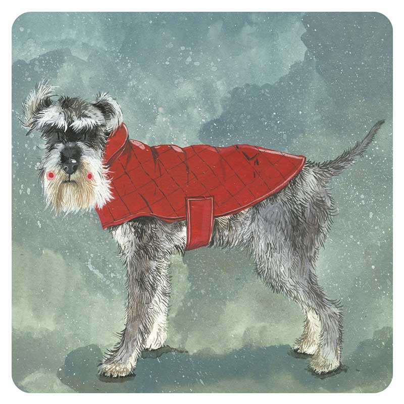‘Henry’ Schnauzer Coaster