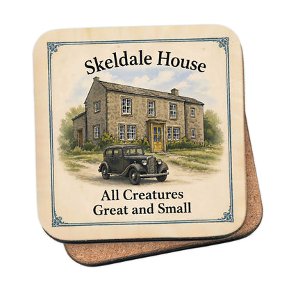 All Creatures Great and Small Skeldale House James Car Coaster