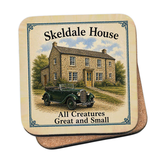 All Creatures Great and Small Skeldale House Siegfried’s Car Coaster