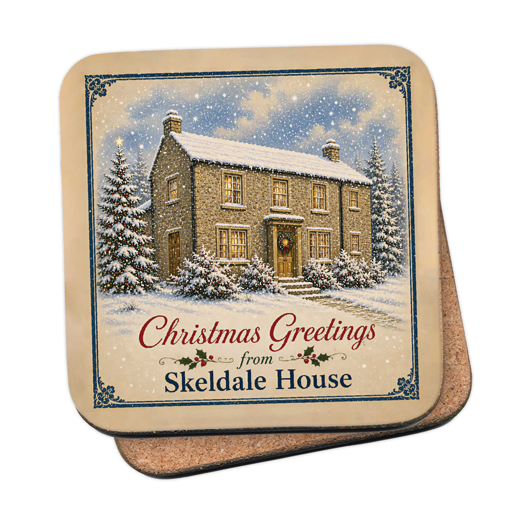 All Creatures Great and Small Skeldale House Greetings Coaster