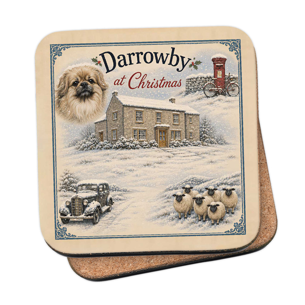 All Creatures Great and Small Darrowby Christmas Coaster