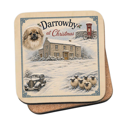All Creatures Great and Small Darrowby Christmas Coaster