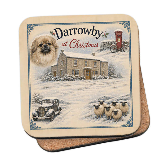All Creatures Great and Small Darrowby Christmas Coaster