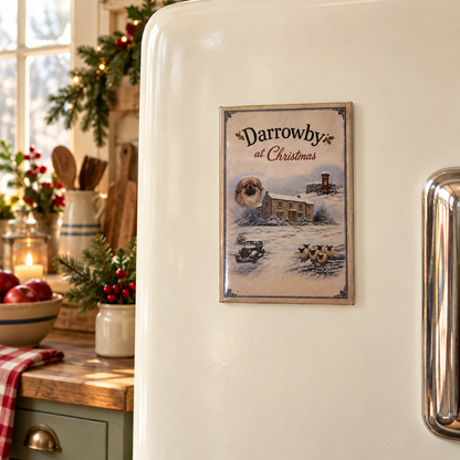 All Creatures Great and Small Darrowby Christmas Magnet