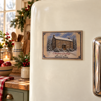All Creatures Great and Small Skeldale Greetings Christmas Magnet