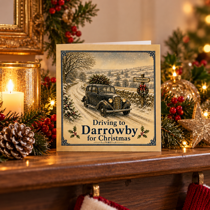 All Creatures Great and Small Driving to Darrowby Christmas Card