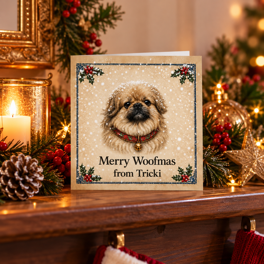 All Creatures Great and Small Merry Woofmas Christmas Card