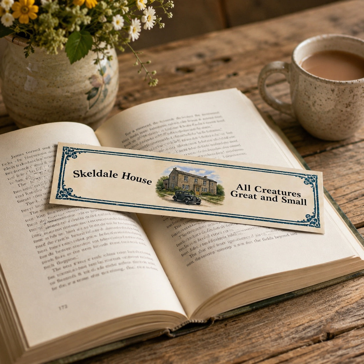 All Creatures Great and Small Skeldale House James Car Bookmark