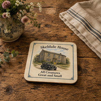 All Creatures Great and Small Skeldale House James Car Coaster