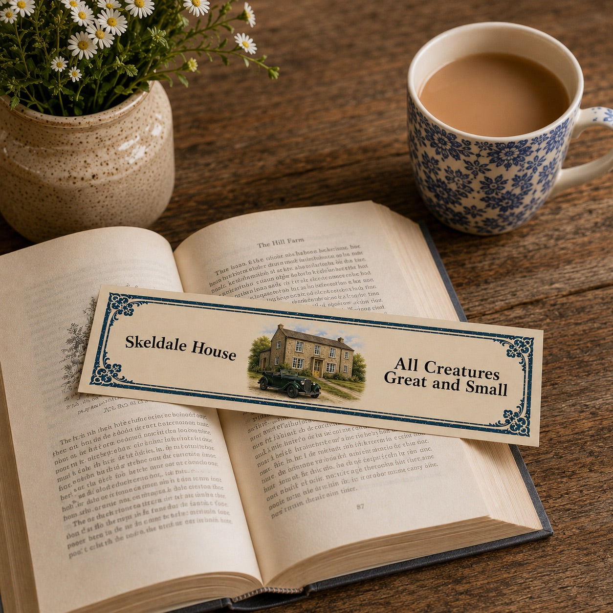 All Creatures Great and Small Skeldale House Siegfried’s Car Bookmark