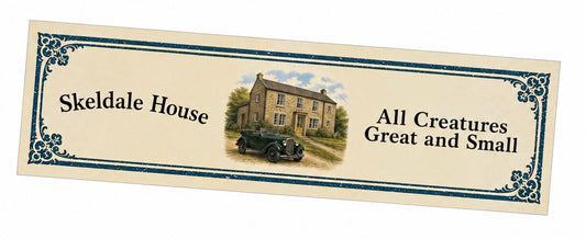 All Creatures Great and Small Skeldale House Siegfried’s Car Bookmark