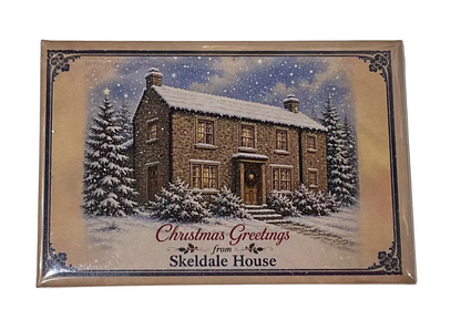 All Creatures Great and Small Skeldale Greetings Christmas Magnet